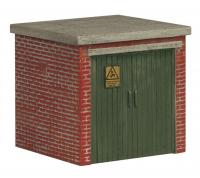 44-0543A Bachmann Scenecraft Small Substation Green
